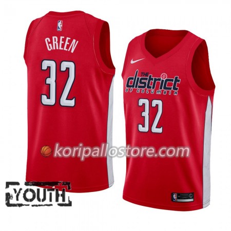 Washington Wizards Jeff Green 32 2018-19 Nike Punainen Lasten Pelipaidat Swingman